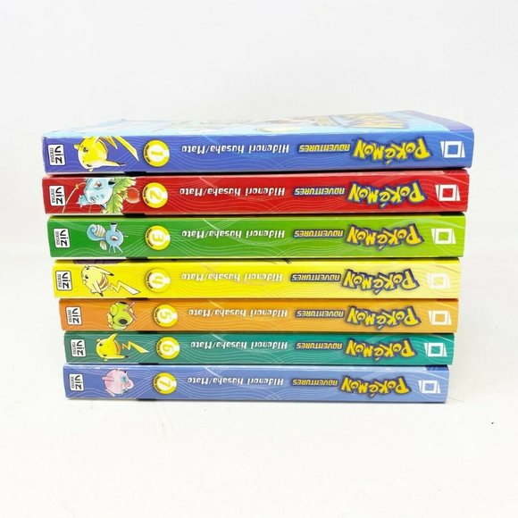 Pokemon Other - Pokemon Adventures Manga Book Lot Volume 1 - 7